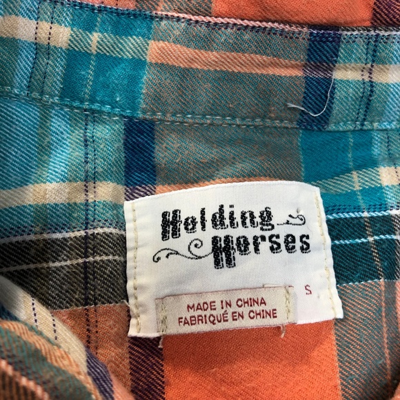Anthropologie Holding Horses Seamed Plaid Tunic - Picture 7 of 8